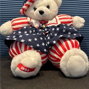Patriotic Bear Plush Toy